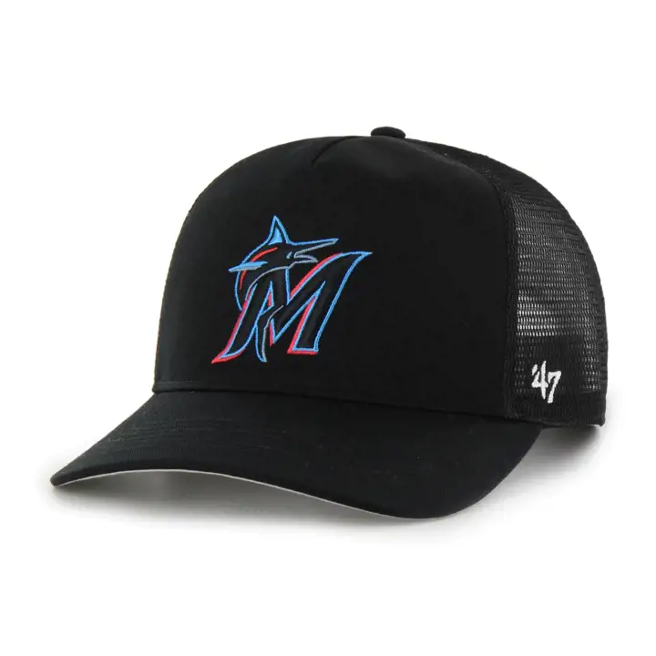 Casquette Miami Marlins MLB SS MESH '47 HITCH BLK