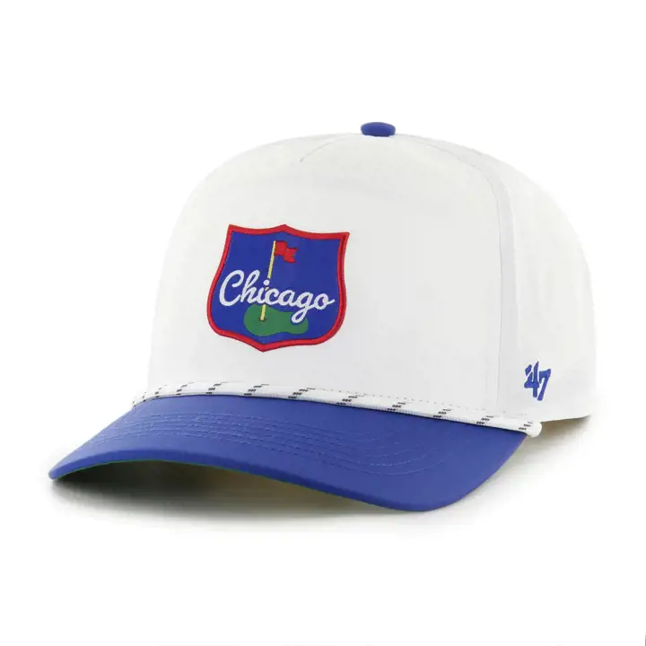 Casquette MLB Chicago Cubs BOGEY '47 ROPE HITCH BLANC/BLEU ROYAL