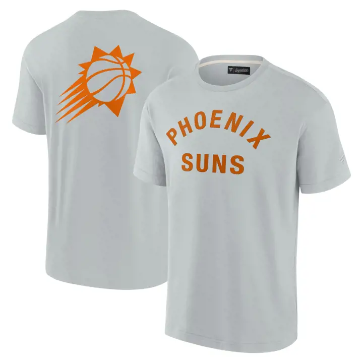 T-shirt NBA manches longues Phoenix Suns signature GRIS