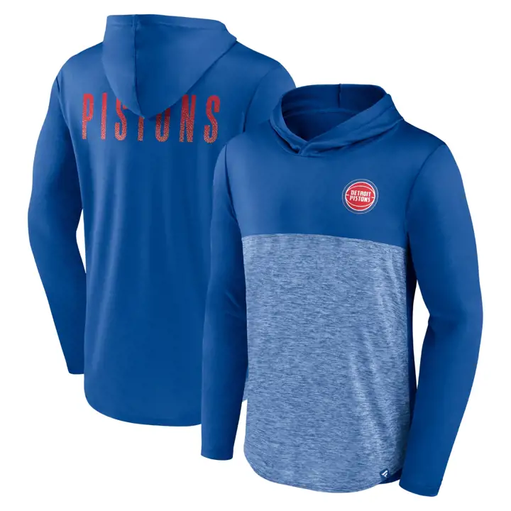 Hoodie léger en poly brossé « Icône de la défense » des Pistons de la NBA