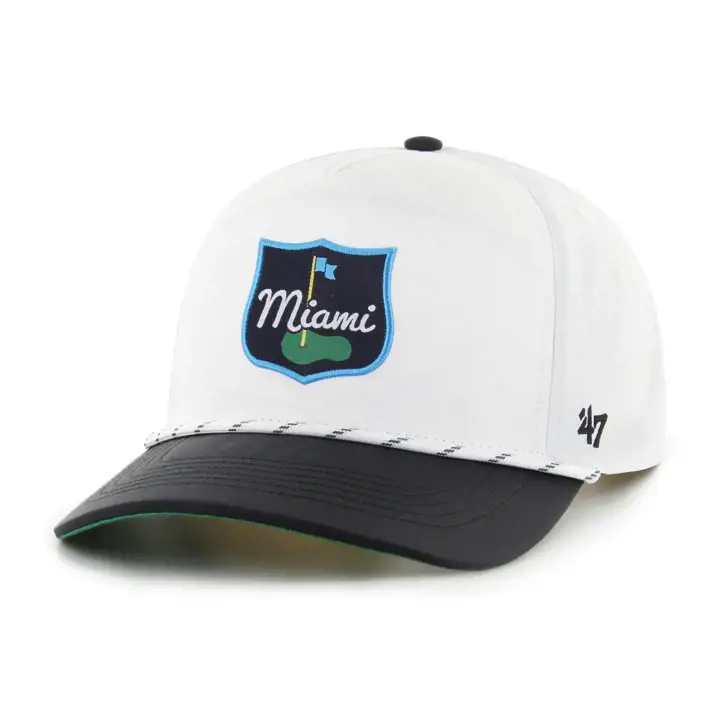 Miami Marlins MLB BOGEY '47 ROPE HITCH BLANC/NOIR