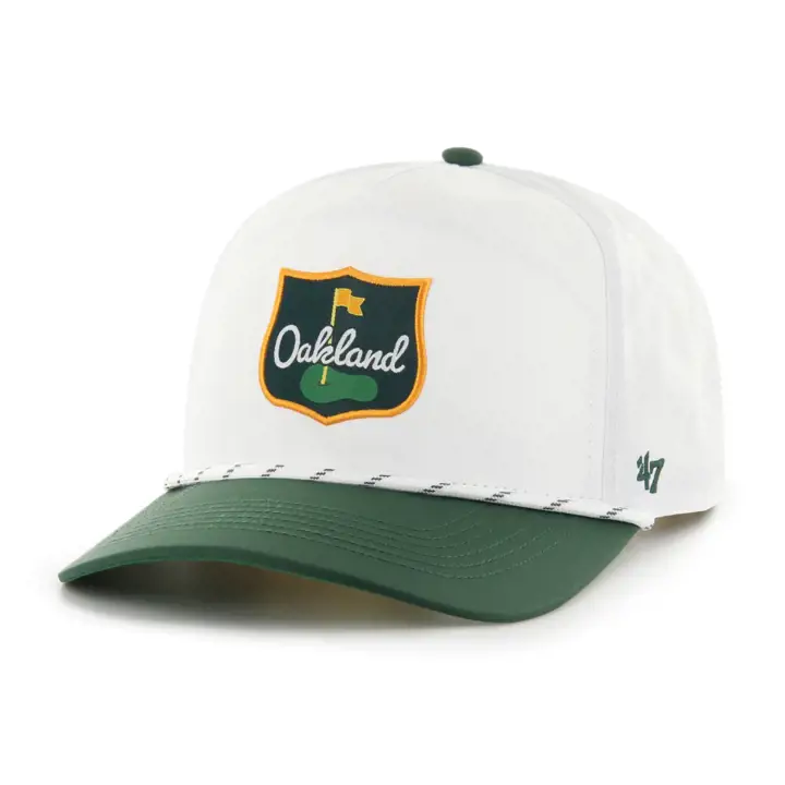 Casquette Oakland Athletics MLB BOGEY '47 ROPE HITCH BLANC/VERT FONCÉ