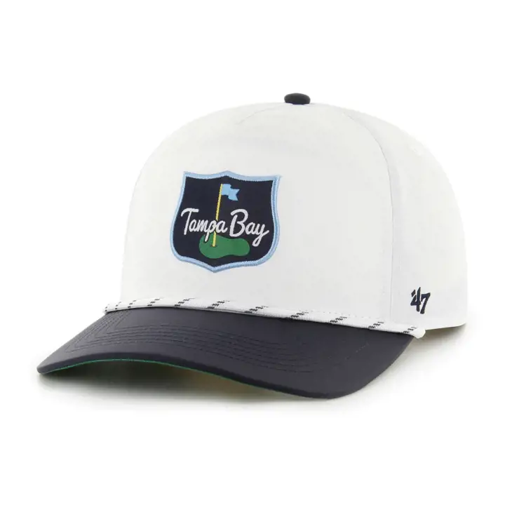 Casquette Tampa Bay Rays MLB BOGEY '47 ROPE HITCH BLANC/BLEU MARINE