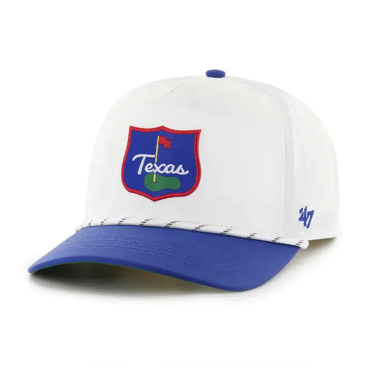 Casquette Texas Rangers MLB BOGEY '47 ROPE HITCH BLANC/BLEU