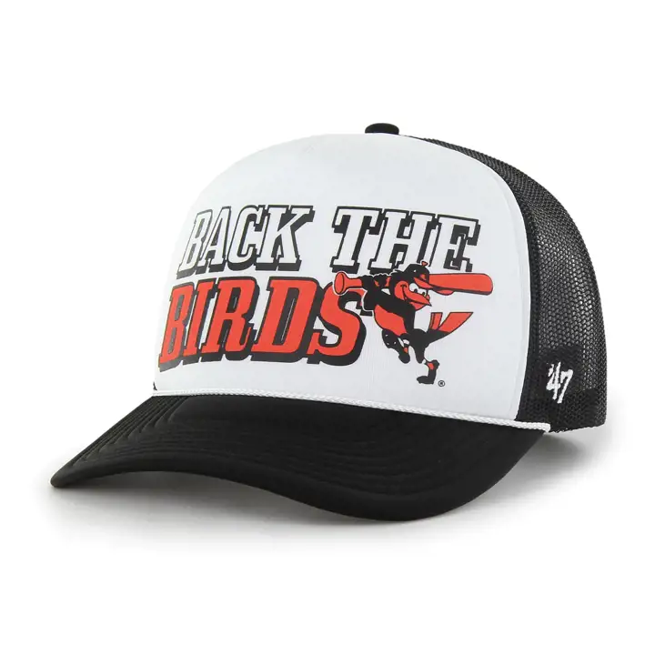 Casquette Trucker '47 MLB REGION FOAM Baltimore Orioles BLANC/NOIR