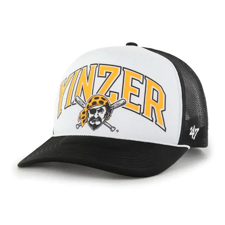 Casquette filet '47 TRUCKER Pittsburgh Pirates MLB REGION FOAM WHT/BLK