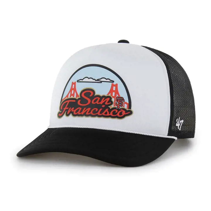 Casquette San Francisco Giants MLB REGION FOAM '47 TRUCKER BLA/NOI