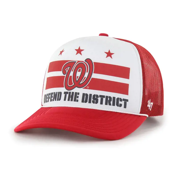 Casquette Trucker '47 MLB Washington Nationals REGION EN MOUSSE BLANC/ROUGE