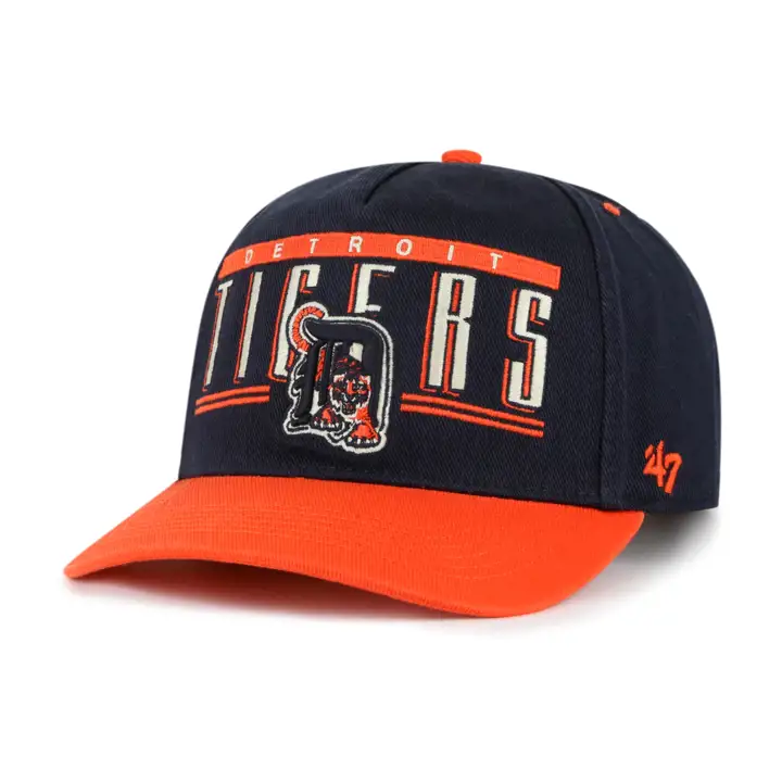 Detroit Tigers MLB DOUBLE HEADER BASELINE '47 HITCH MARINE/ORANGE