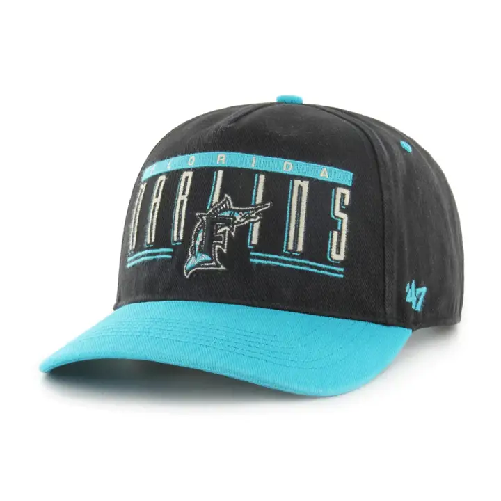 Miami Marlins MLB DOUBLE HEADER BASELINE '47 HITCH NOIR/SARCLÉ