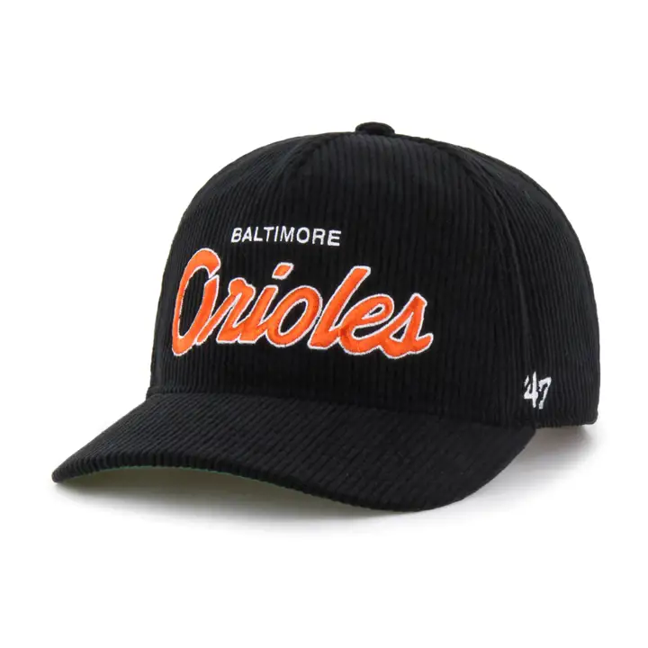 Baltimore Orioles MLB CROSSTOWN CORD '47 HITCH NOIR