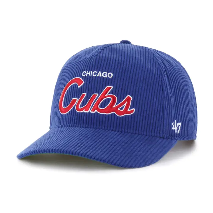Chicago Cubs MLB CASQUETTE À CORDUROY ET BOUCLE '47 HITCH RBL