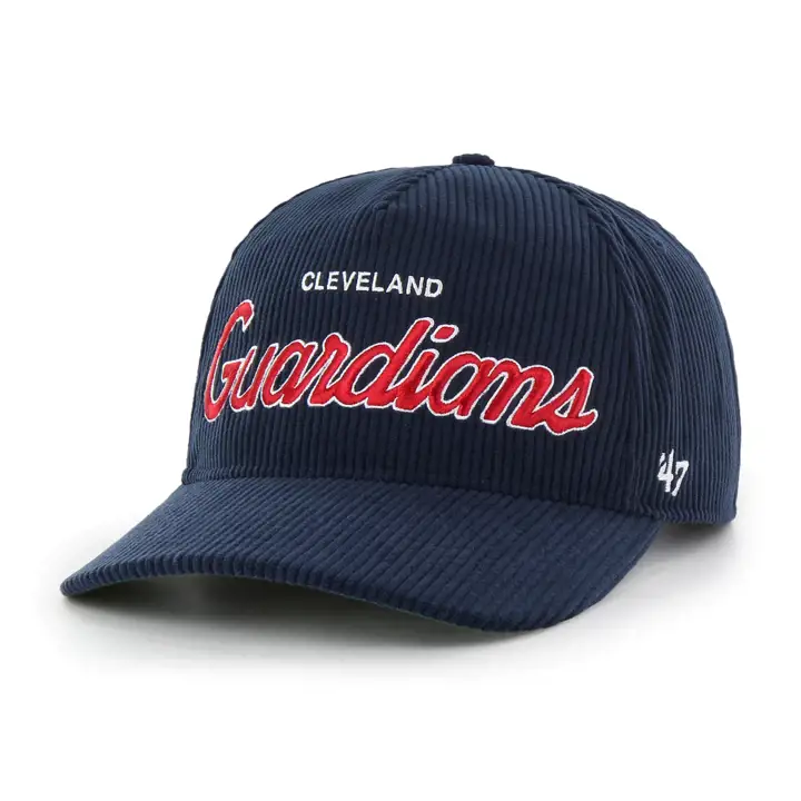 Casquette CLEVELAND GUARDIANS MLB CROSSTOWN CORD '47 HITCH bleu marine