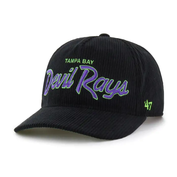 Tampa Bay Rays MLB CROSSTOWN CORD '47 HITCH BLK