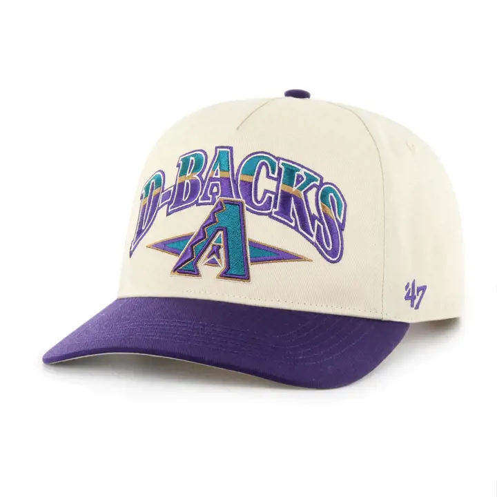 Casquette '47 HITCH MLB Arizona Diamondbacks ARC LINE Naturel/VIO