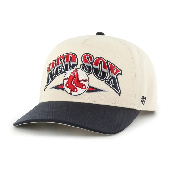 Boston Red Sox MLB ARC LINE Casquette Ajustable '47 HITCH Naturel/MARINE