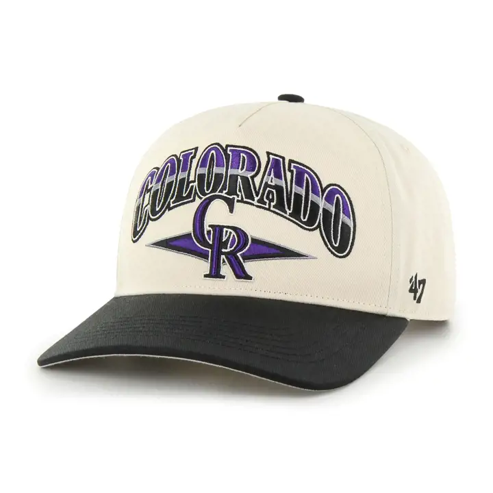 Casquette Colorado Rockies MLB ARC LINE '47 HITCH Naturel/Noir