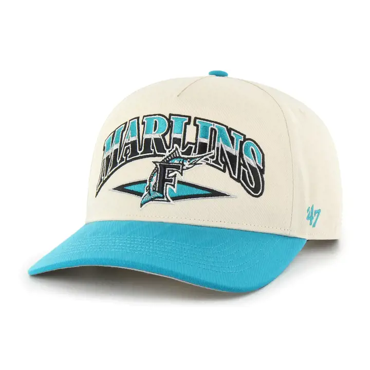 Miami Marlins MLB ARC LINE '47 HITCH Naturel/TEAL
