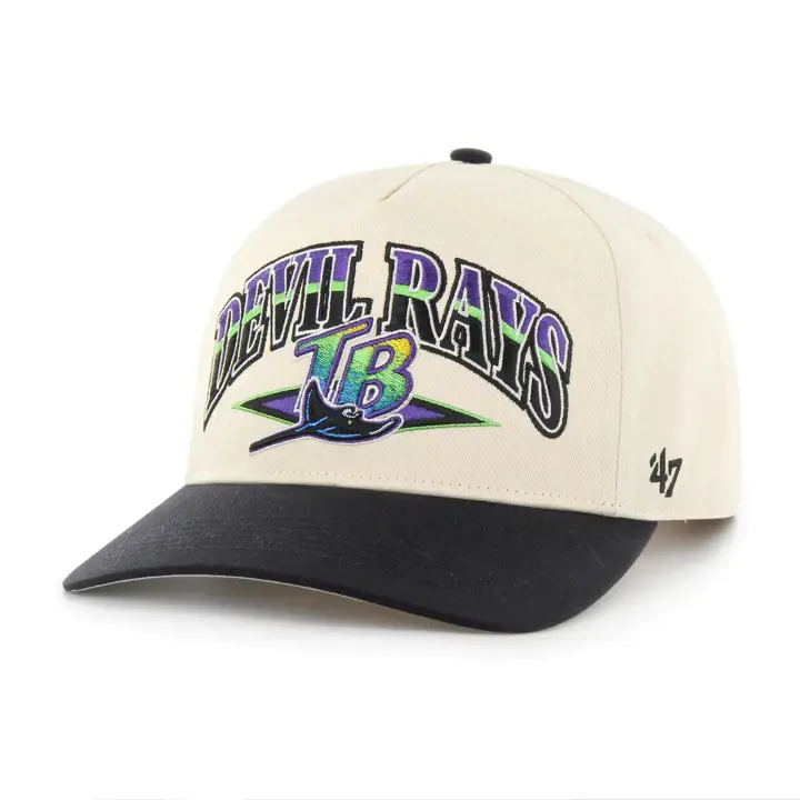 Casquette '47 HITCH Tampa Bay Rays MLB ARC LINE Naturel/Noir