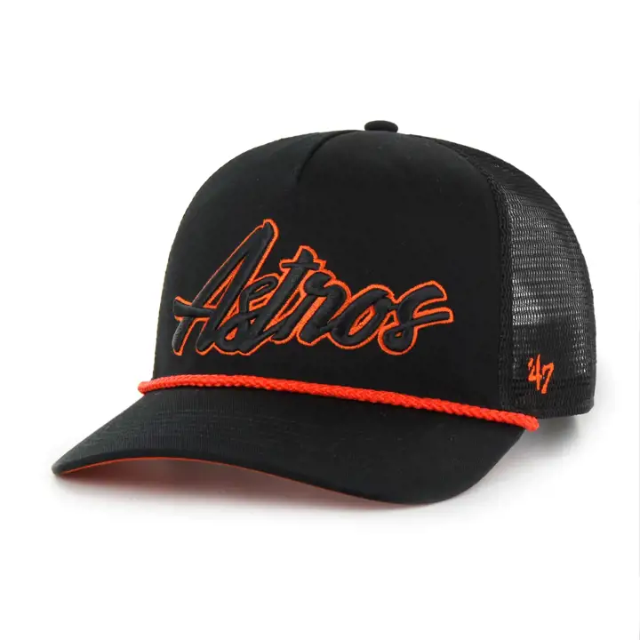 Houston Astros MLB BLK POP SCRIPT '47 ROPE HITCH BLK