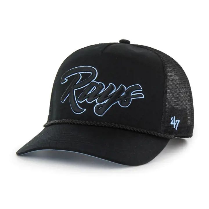Tampa Bay Rays MLB BLK POP SCRIPT '47 ROPE HITCH NOIR