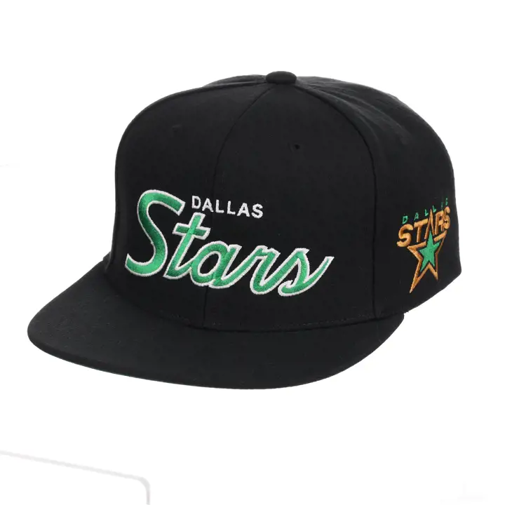 Casquette snapback noire "Dallas Stars NHL Team Script"