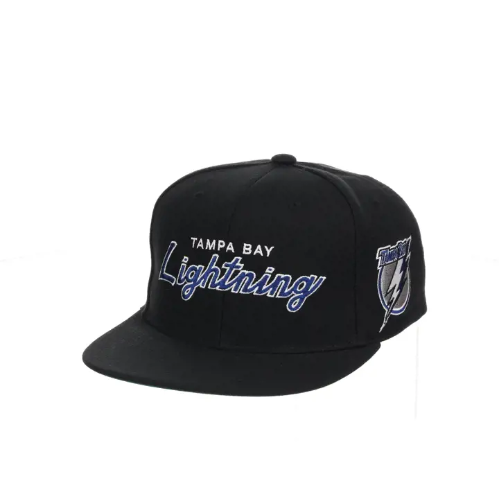 Casquette snapback Tampa Bay Lightning NHL Team Script noire