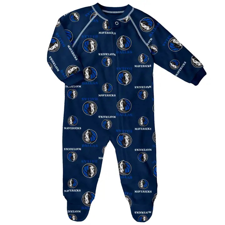 Grenouillère raglan NBA Dallas Mavericks pour bébé, marine