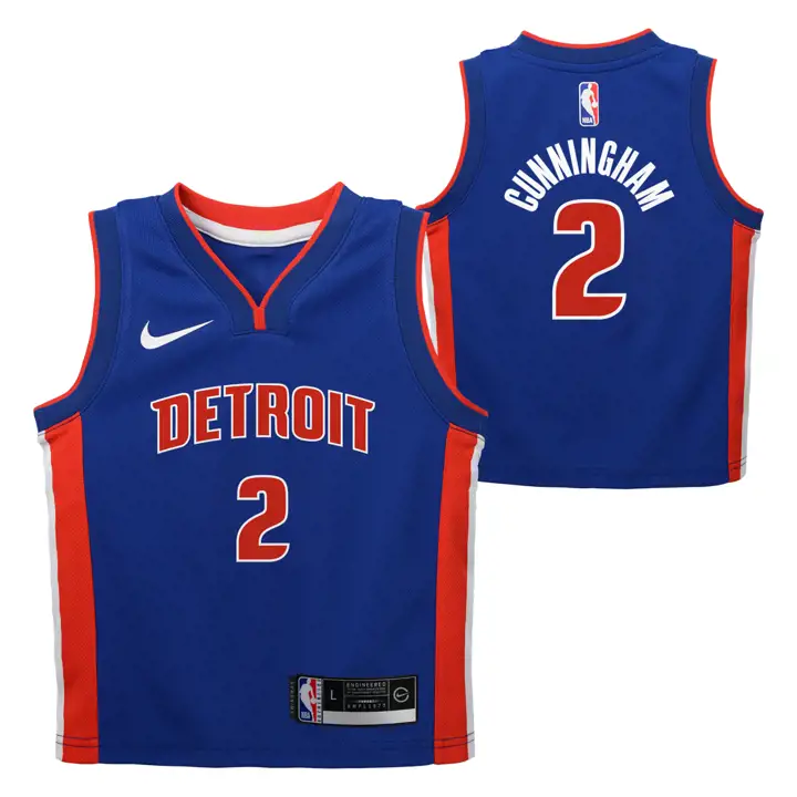 Maillot Swingman icône NBA Detroit Pistons pour tout-petit Cade Cunnin