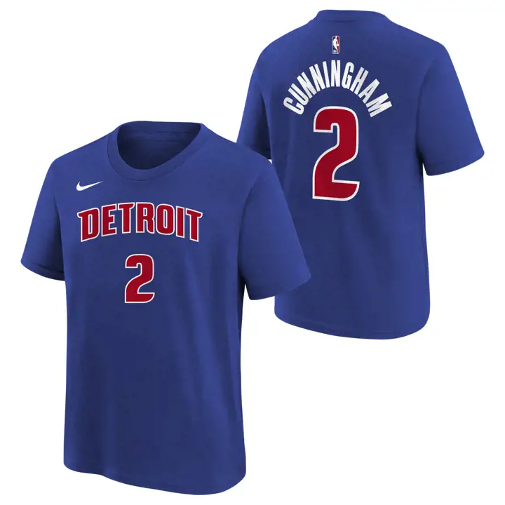 T-shirt NBA Jeunesse Icon N&N Joueur Detroit Pistons Cade Cunni