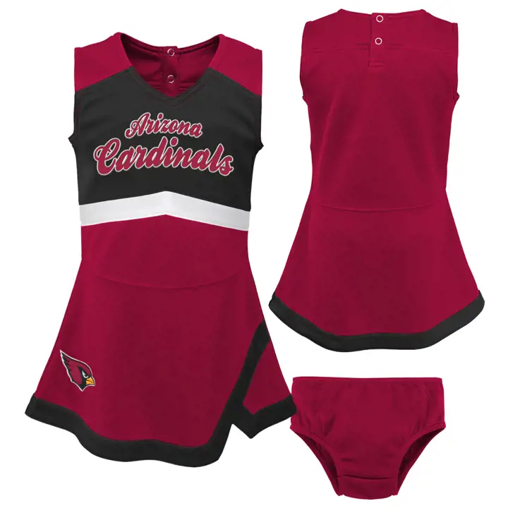 Robe de pom-pom girl NFL Arizona Cardinals pour nourrisson, rouge