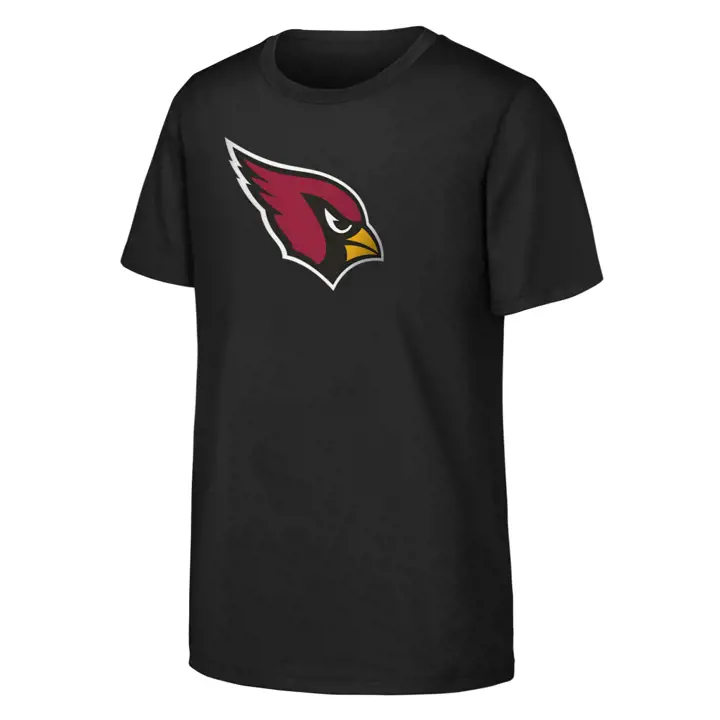 T-shirt enfant Arizona Cardinals NFL à logo principal noir