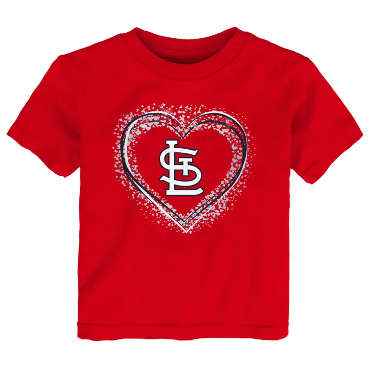 T-shirt rouge St. Louis Cardinals MLB Enfant Cœur