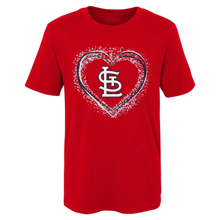 T-shirt enfant MLB St. Louis Cardinals "Heart Shot" rouge