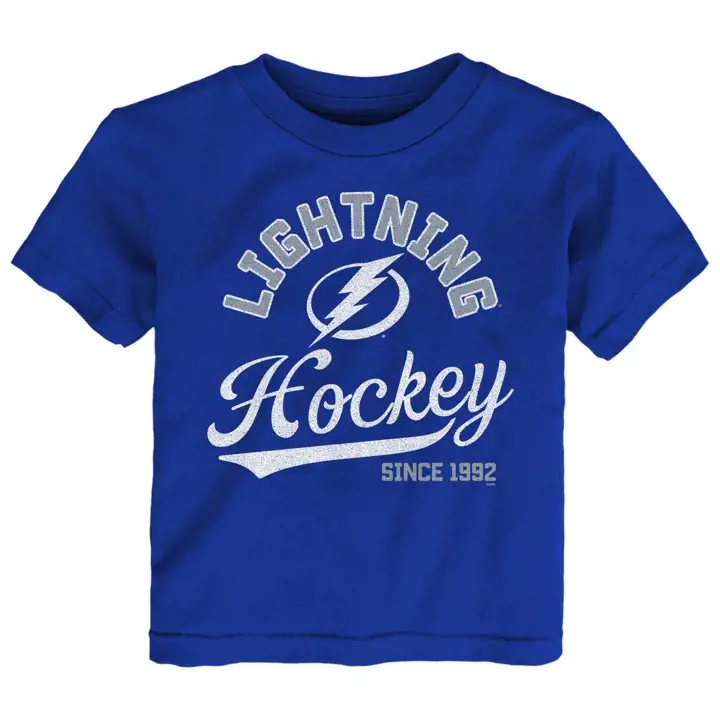 T-shirt bleu Tampa Bay Lightning NHL Toddler Take The Lead