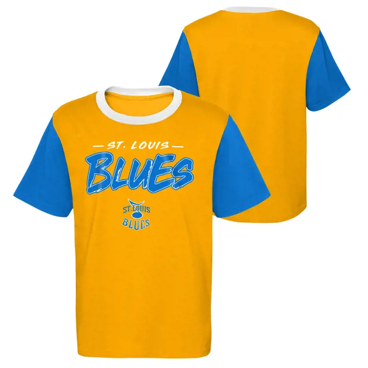 T-shirt Suédé Jeune LNH St. Louis Blues - Jaune