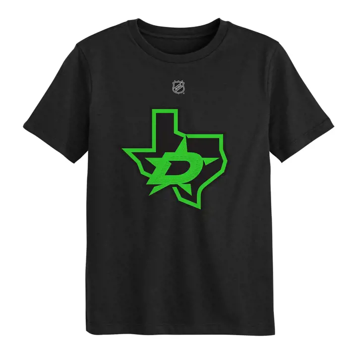 T-shirt enfant LNH Dallas Stars 3ème logo noir