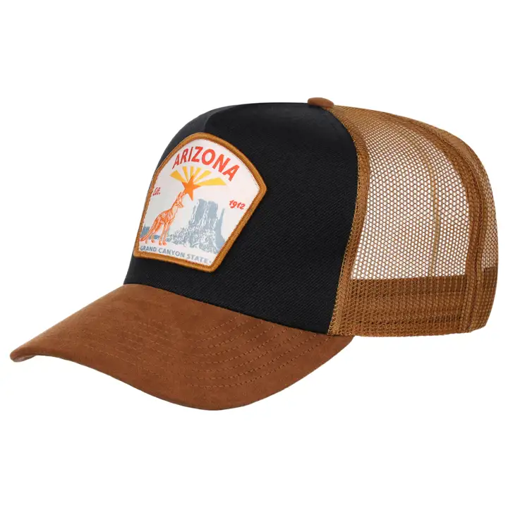 Casquette filet bicolore Arizona Local Patch noir/marron