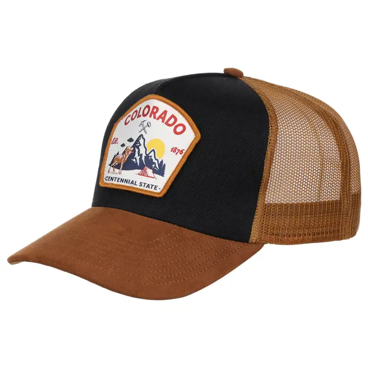 Colorado Local Patch Casquette de routier deux tons noir/marron