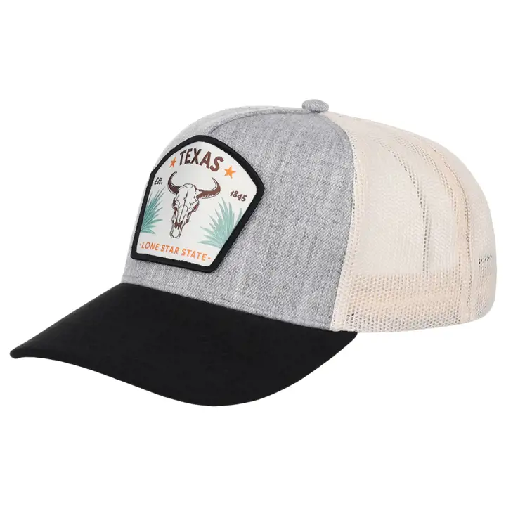 Texas Local Patch Two-Tone Trucker GRIS/NOIR