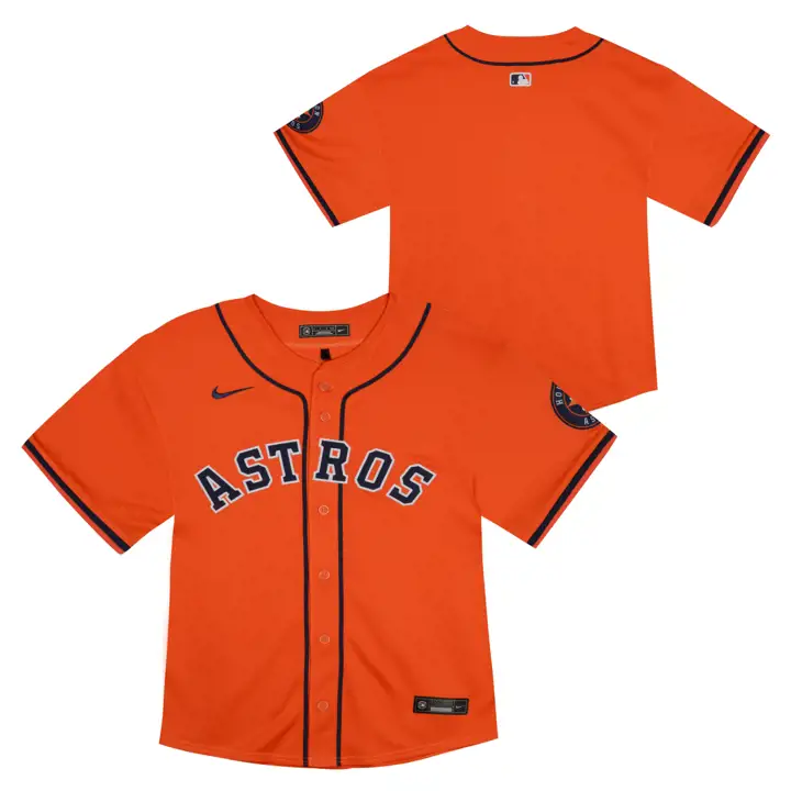 Maillot alternance vierge de baseball des Astros de Houston pour nourrisson