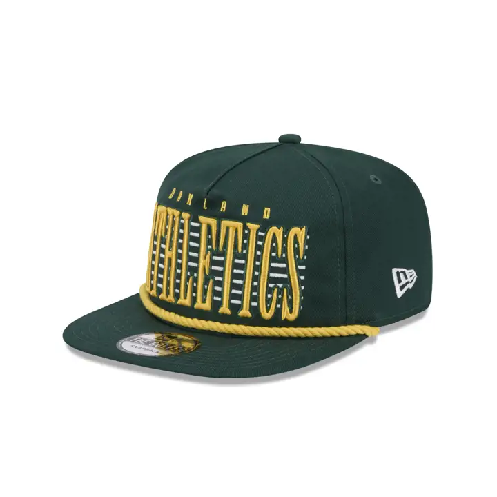 Oakland Athletics MLB NEW ERA LINE UP ROPE GOLFER vert foncé