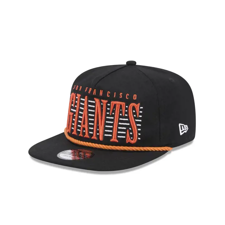Casquette de golf MLB NEW ERA LINE UP ROPE GOLFER Giants de San Francisco noire