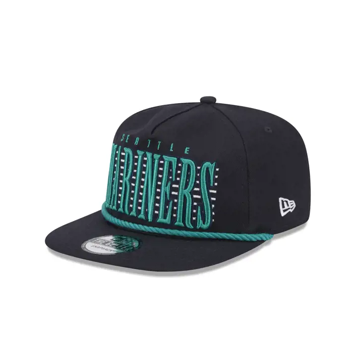 Seattle Mariners MLB NEW ERA LINE UP ROPE GOLFER Bleu marine