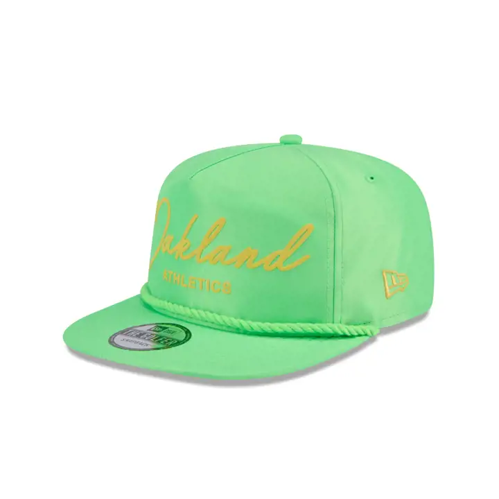Oakland Athletics MLB NEW ERA NEON ROPE GOLFER vert