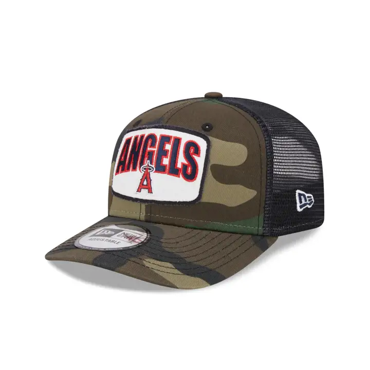 Los Angeles Angels MLB NEW ERA CAMO PATCH TRUCKER camouflage/ marine