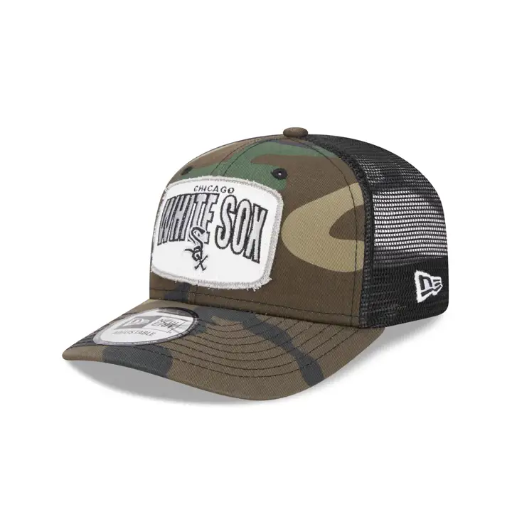 Chicago White Sox MLB NEW ERA CAMO PATCH TRUCKER camouflage/noir