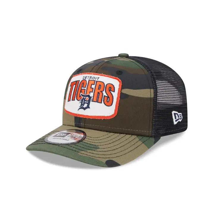 Detroit Tigers MLB NEW ERA CAMO PATCH TRUCKER camouflage/ marine