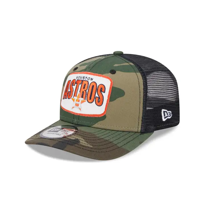 Houston Astros MLB NEW ERA CAMO PATCH TRUCKER camouflage/ marine