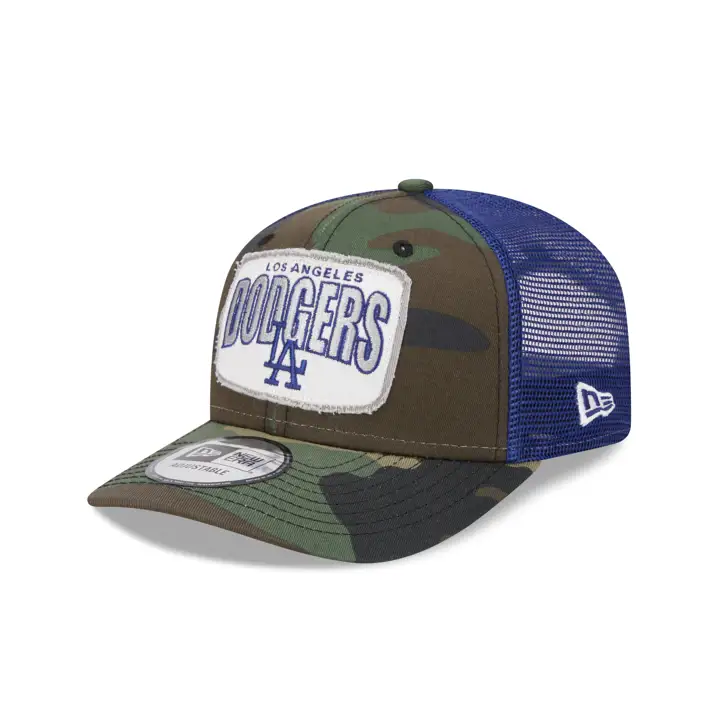 Los Angeles Dodgers MLB NEW ERA CAMO PATCH TRUCKER camo/nav